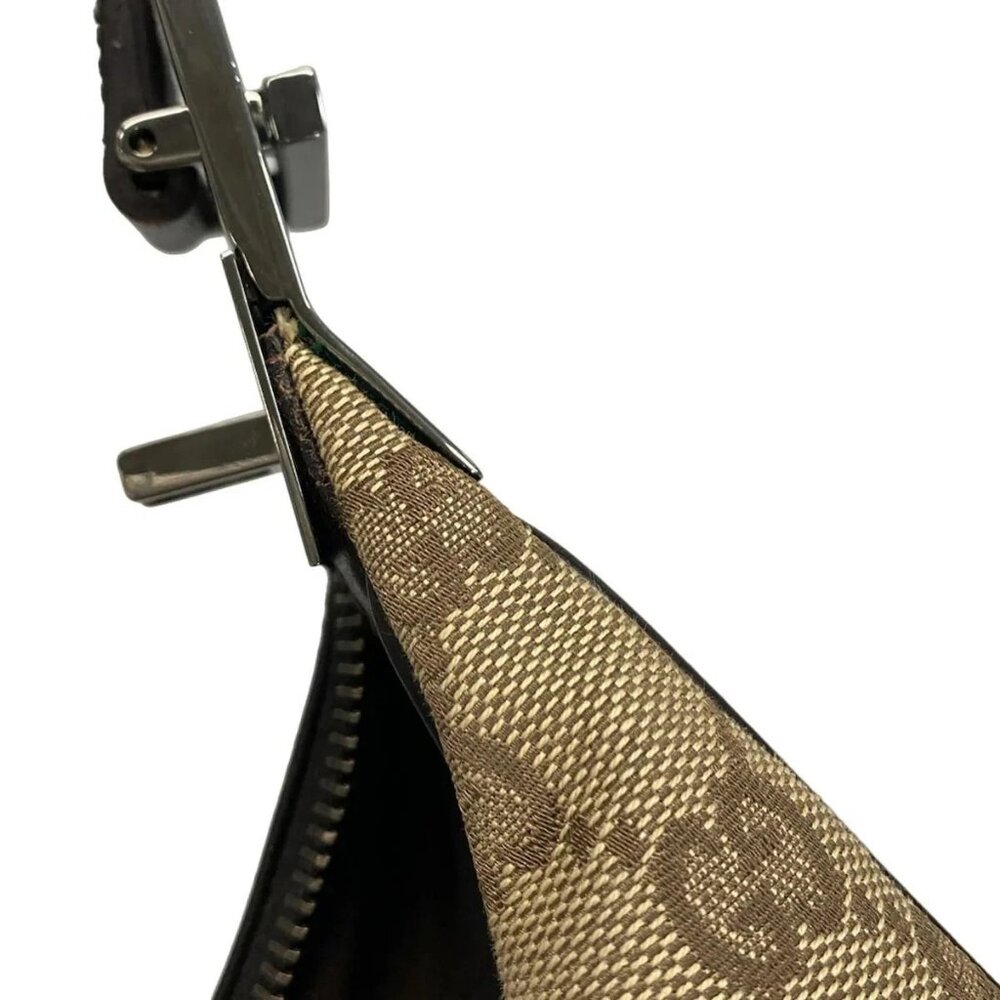GUCCI GG Pattern, Shelly (Web) 13315 Beige Brown Multi Jacquard Leather - - Picture 13 of 15